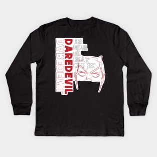 Devil Of Hell's Kitchen - Daredevil - Matt Murdock Kids Long Sleeve T-Shirt